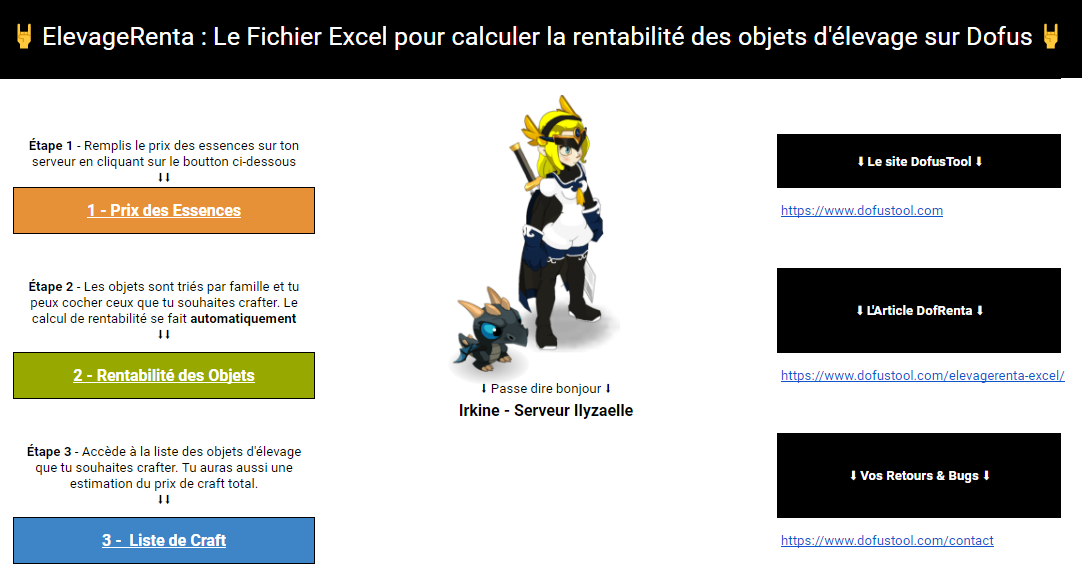 Compter Le Nombre De Noms Différents Dans Une Colonne Excel ElevageRenta : Fichier Excel Calcul Rentabilité Objets d'Élevage