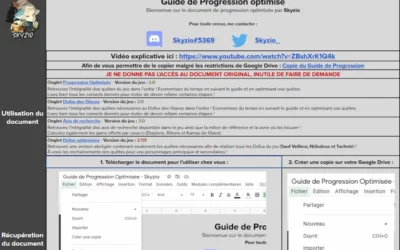 Guide de progression Dofus 3.0