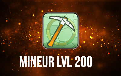 Tableau XP Mineur & Ressources sur Dofus 2.0