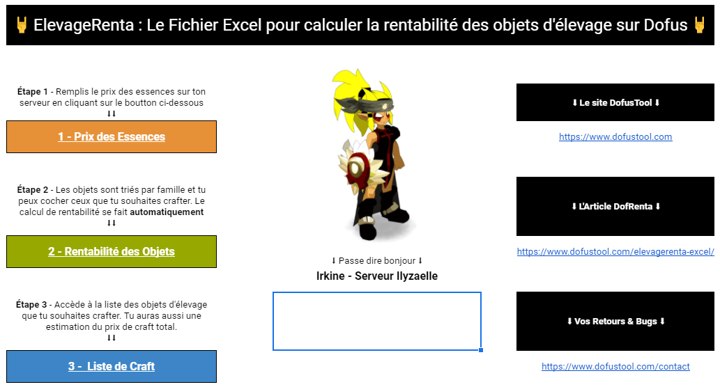rentabilité_objet_elevage_dofus rentabilité_objet_elevage_dofus